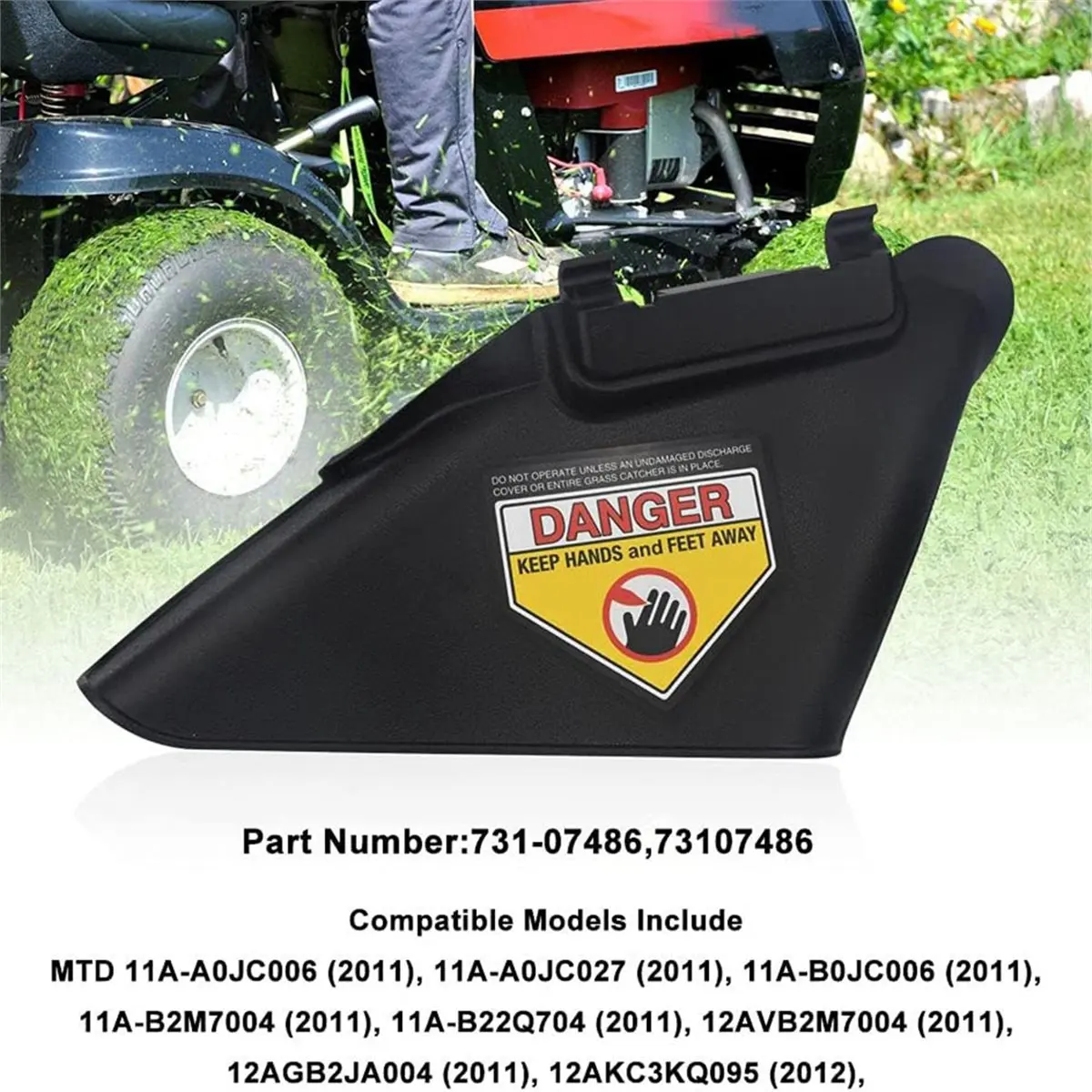 731-07486 Lawn Mower Side Discharge Chute for Most 21