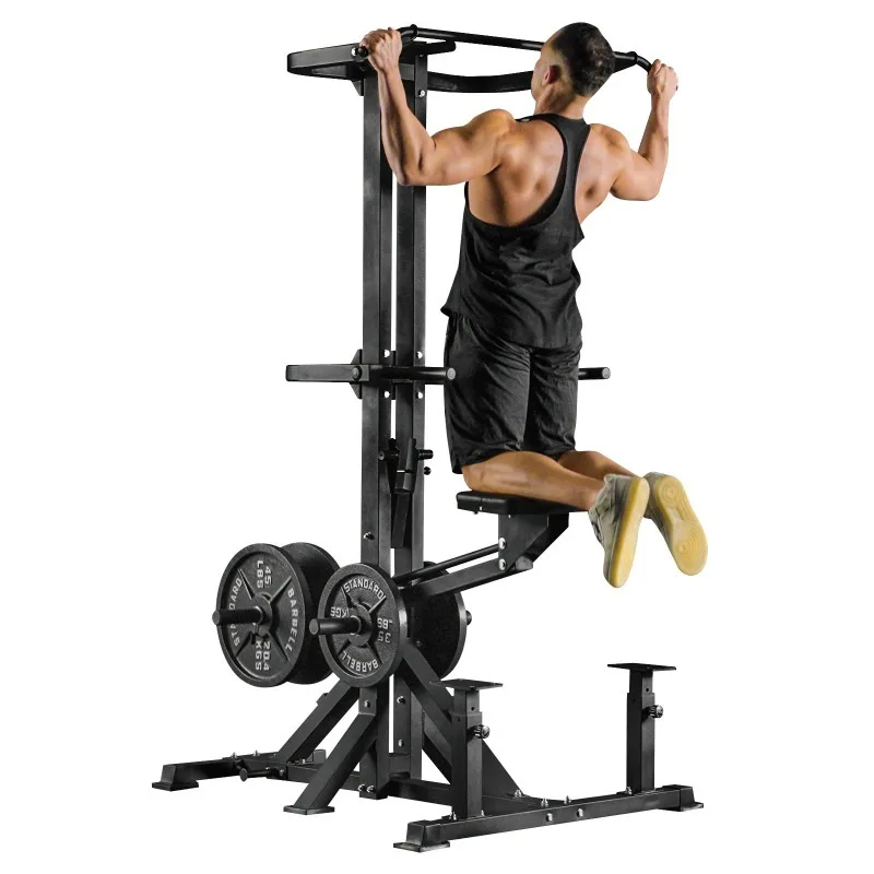 Assisted Pull Up Machine, 600LBS Leverage Assisted Chin and Dip Machine, 4 in 1 Plate Loaded Gym Equipment, Pull Up