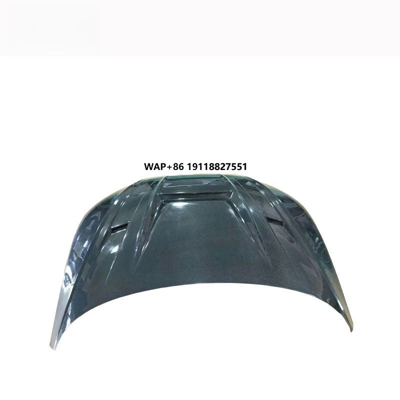 

Carbon Fiber Hood Engine Cover for 2018 A5 S5 RS5 B9 B9.5 Sportback Bodykit Bonnet Vents Sports Design Style