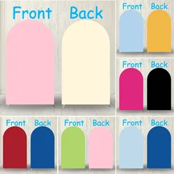 Arch Backdrop Covers Double Sided Multiple Colors Multiple Sizes Elastic Fabric for Baby Shower Photo Background Birthday Party