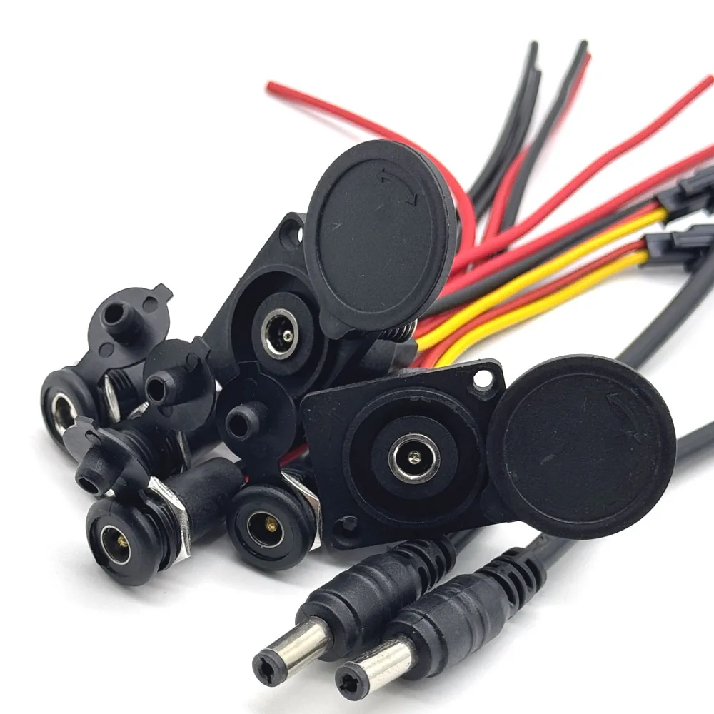Electric Scooter Power Charger 5521 5525 Charging Port for Kugoo M4 Pro Aerlang Sealup Scooter Parts Replacement Accessories
