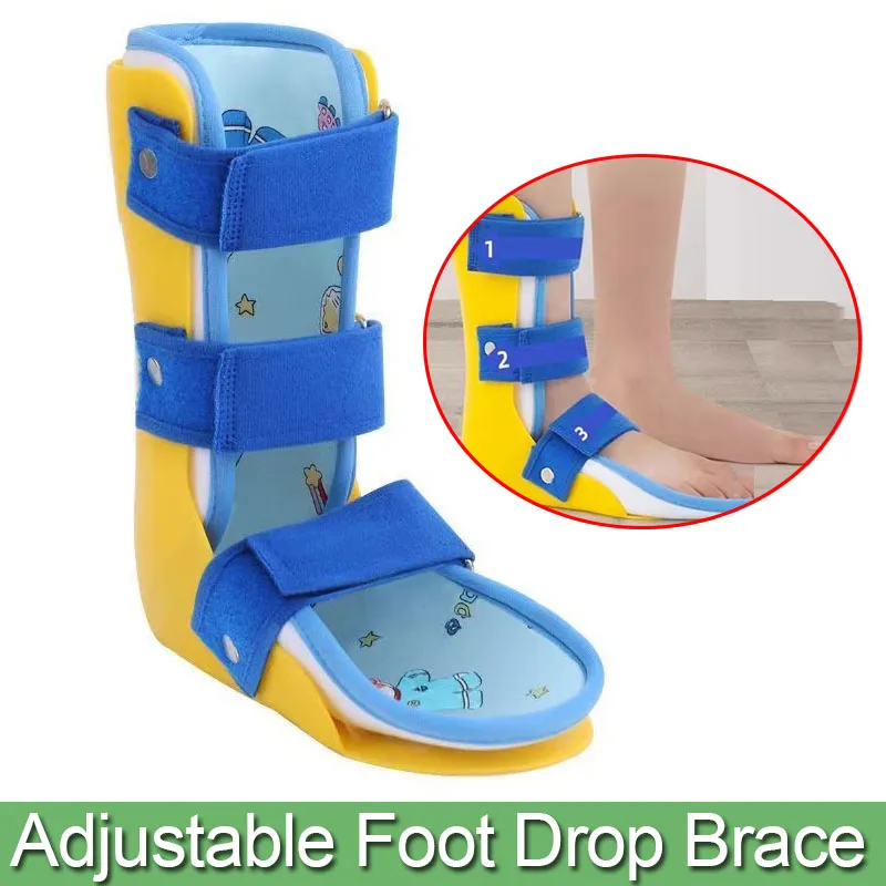 Adjustable Breathable Ankle Foot Fracture Support Brace Stabilizer Fixation Ankle Fracture Sprain Protector Ankle Fixing Splint