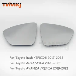Left right For Toyota Rush TERI0S AGYA AYLA AVANZA XENIA 2017-2022 Heated Side rearview mirror glass car side mirrors