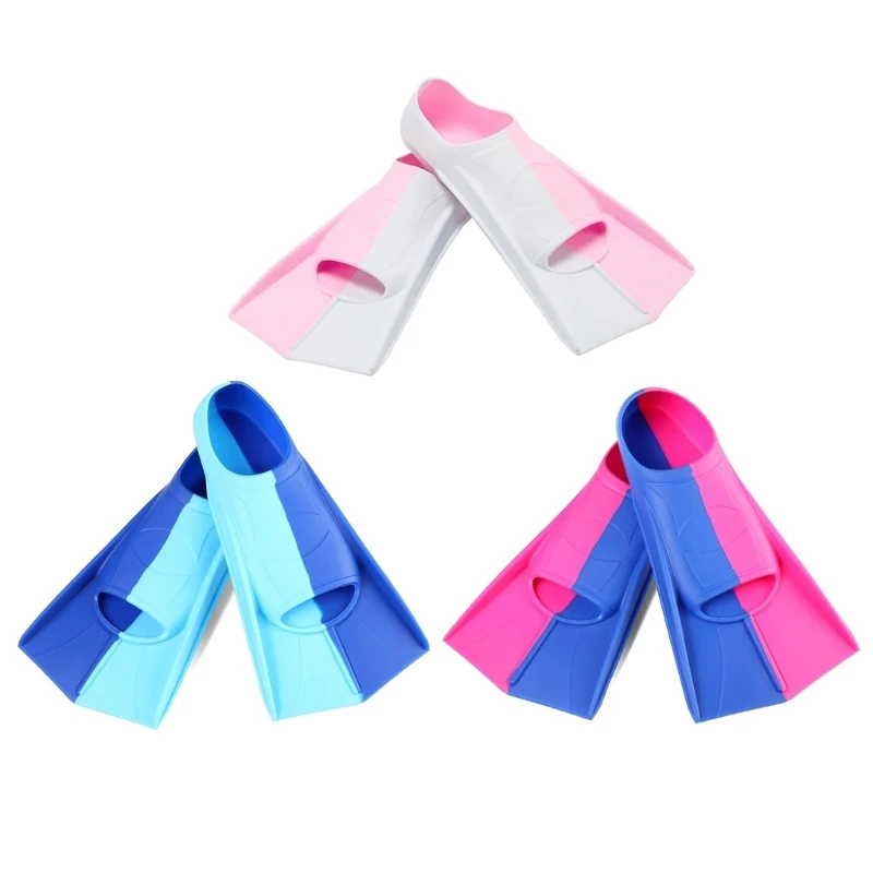 Swimming Fins Comfortable Silicone Scubas Diving Fins Adult Childrens Swimming Fins Starter Swimming Training Equipment