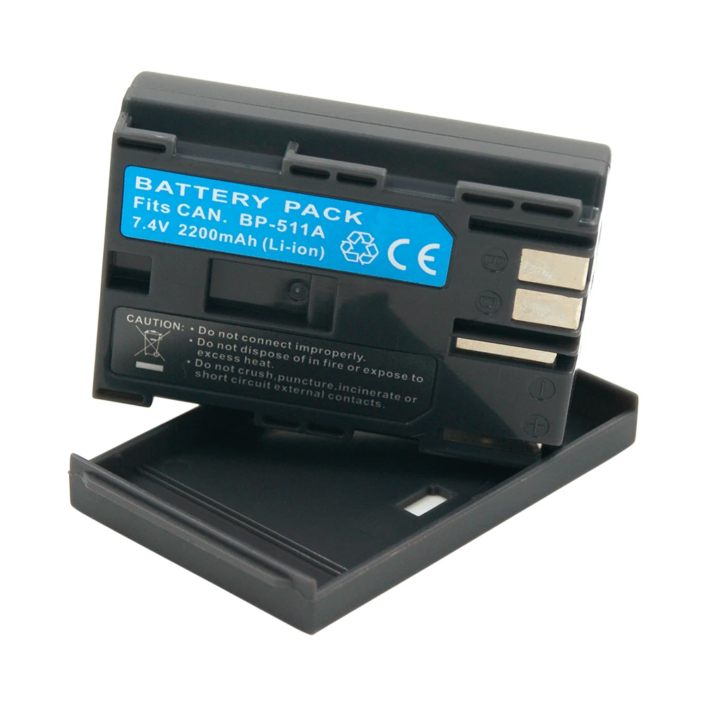 BP511A BP-511 BP-511A BP511 Rechargeable Camera Battery 7.4V Li-ion for Canon EOS 300D 5D 20D 30D 50D 40D 10D PowerShot G1 pro1