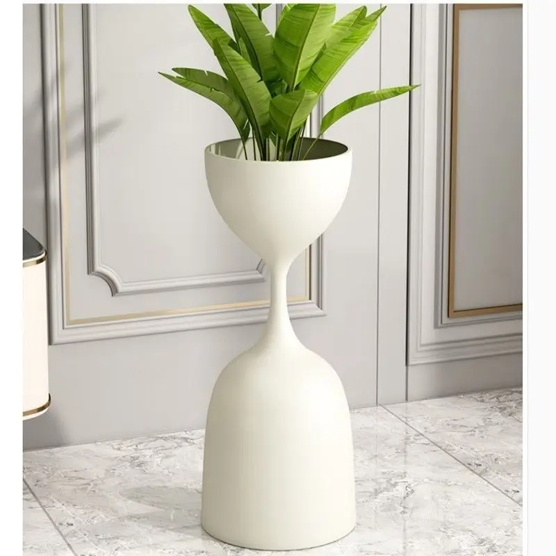 Support de fleurs nordique intérieur salon sur pied lumière support de luxe coin balcon Simple fer Pot de fleur support