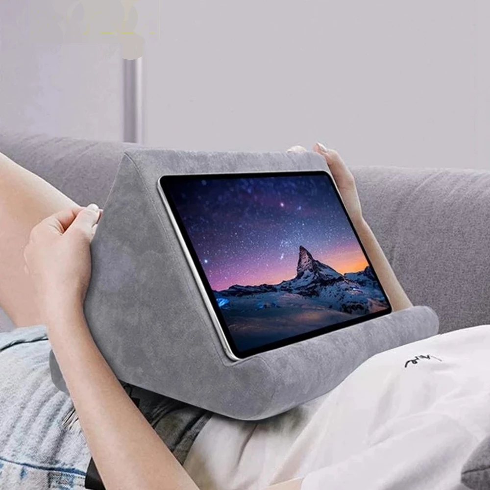 Pillow Tablet Phone Stand Rest Cushion Tablette Reading Holder For iPad Samsung Xiaomi Multifunction Mobile Phone Holder Support