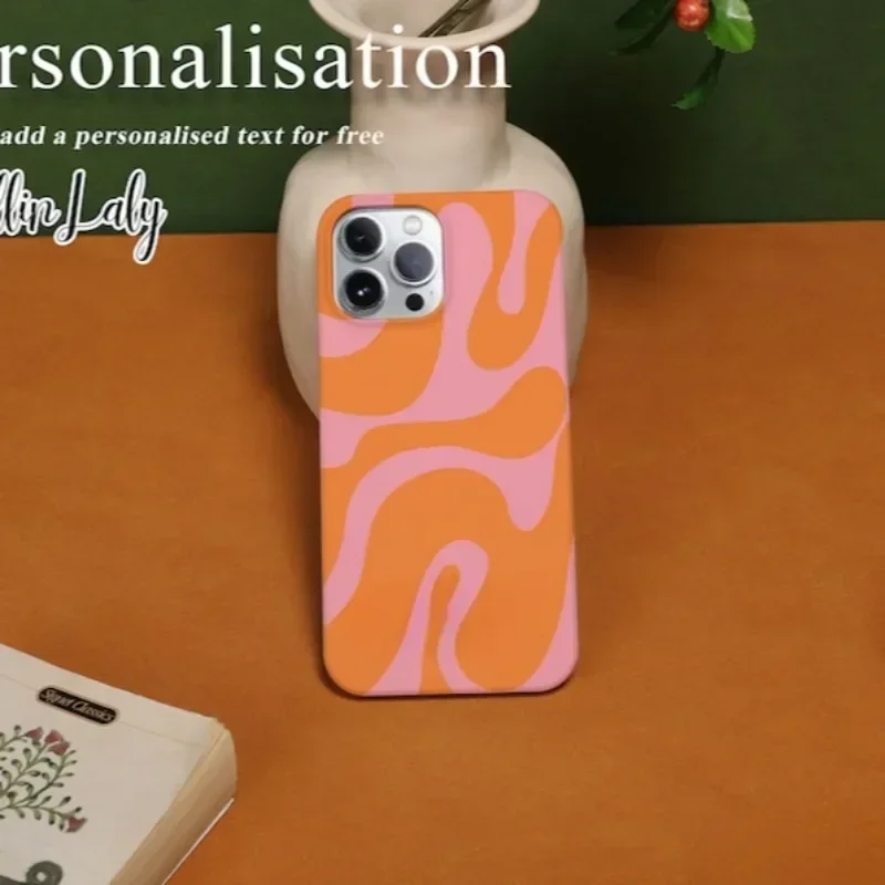 Pink Marble Case For IPHONE 16ProMax 15 14 13 12 11 PRO Plus Acrylic TPU Two in one Magsafe Mobile Phone Cases