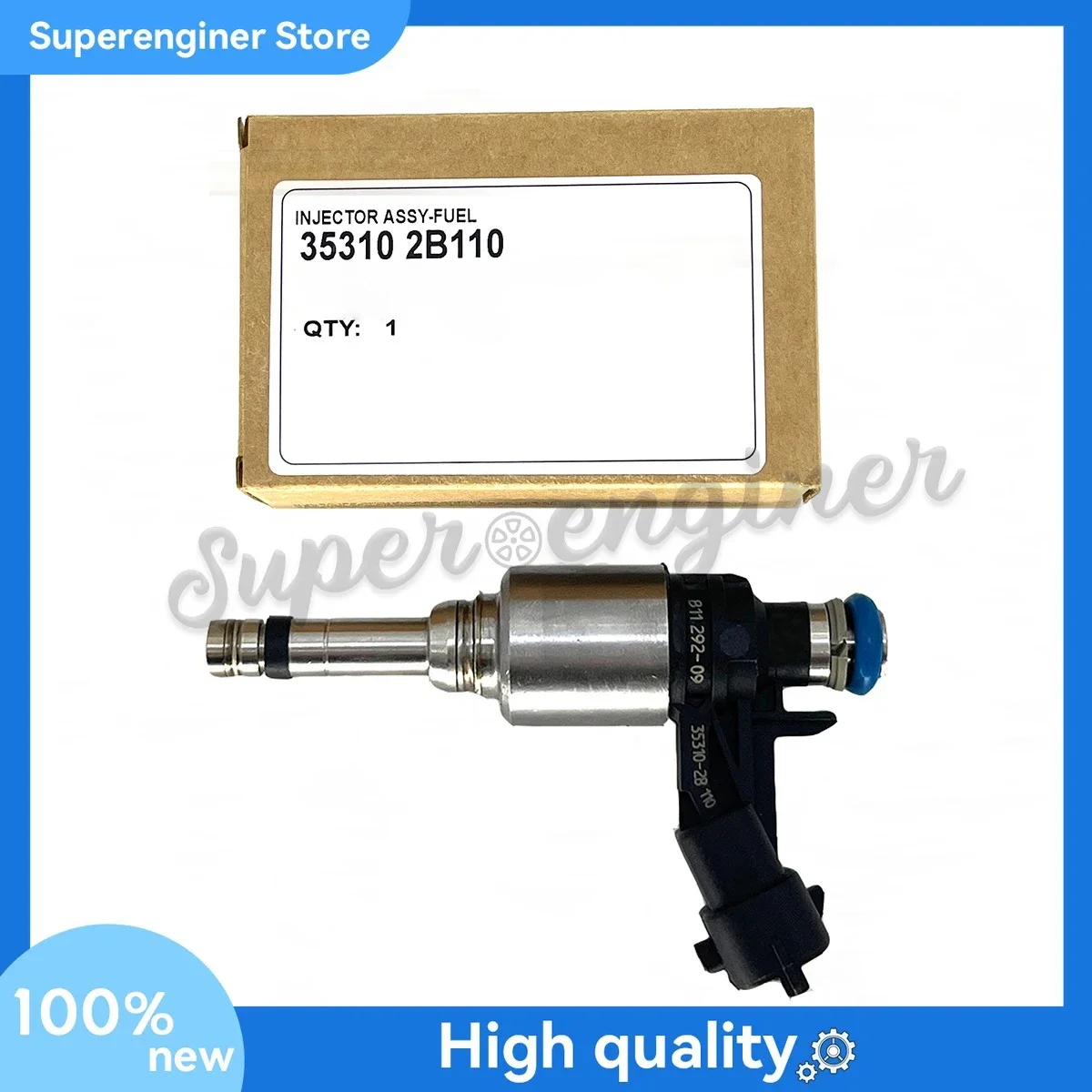 

1Pcs Fuel Injector 35310-2B110 for 12-17 Hyundai Accent Veloster Kia Rio Soul 1.6L 353102B110