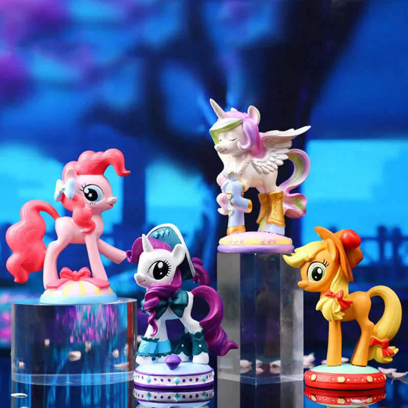 Little Ma Baoli Blind Box Figurine giocattolo alla moda Bambole carine Giocattoli Piccoli ornamenti Regali di compleanno per bambini Unicorni