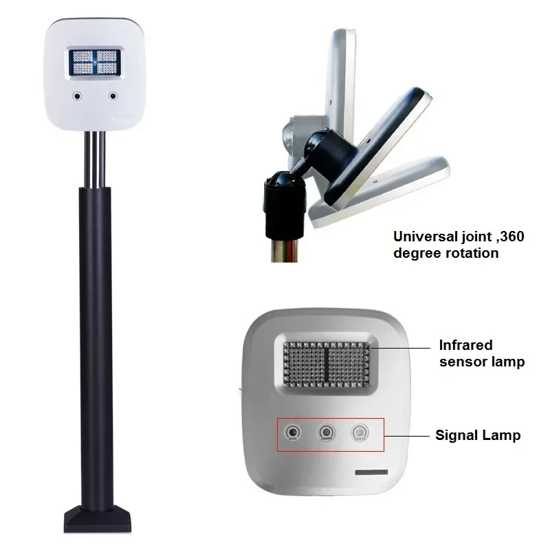 

Long range 433mhz card reader license plate recognition system parking fee entrance gate integrated machine