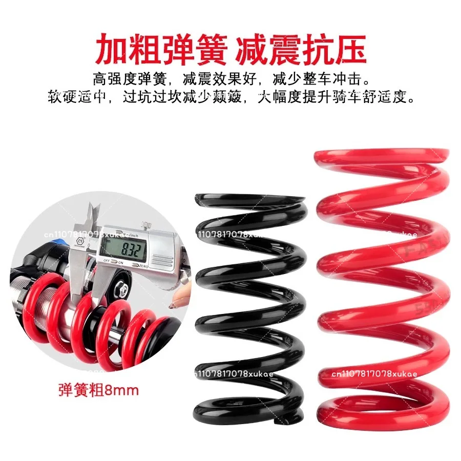 New BDA72RC Rear Tank Shock Absorber Mountain Bike Spring Shock Absorber Mountain Shock Absorber Damping Rear Tank