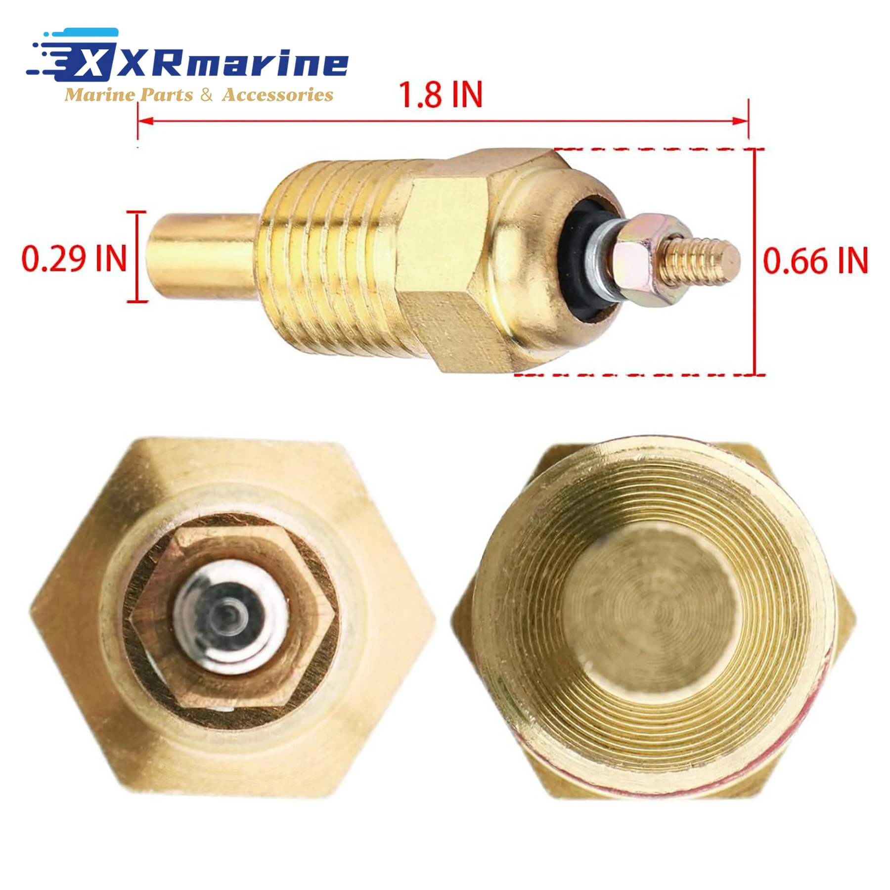 3853787 Water Temperature Temp Sender Sensor for Volvo Penta OMC Mercury Mercruiser 3/8'' -18 NPT MCM MIE Engines 806490T 806490 image 4