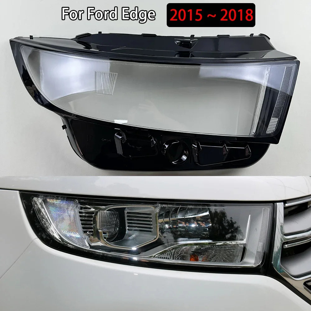 

Для Ford Edge 2015 2016 2017 2018 автоматические колпачки для фар автомобиля, крышка для передней фары, абажур, лампа, линза, стеклянный чехол