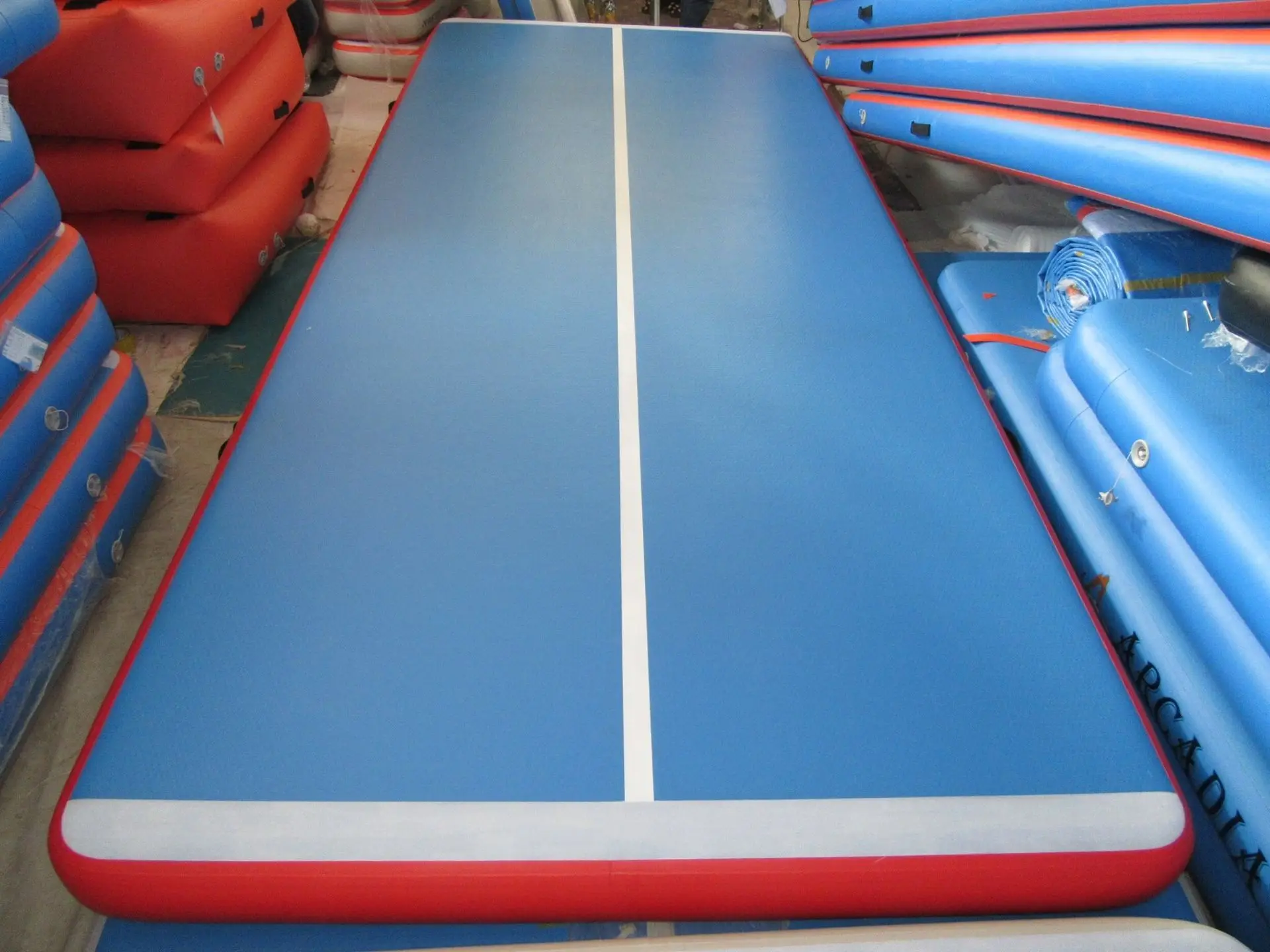 8x1x0.2m Professional Air Track - Inflatable Gymnastics Tumbling Mat - Practice Gymnastics, Cheerleading, Tumbling