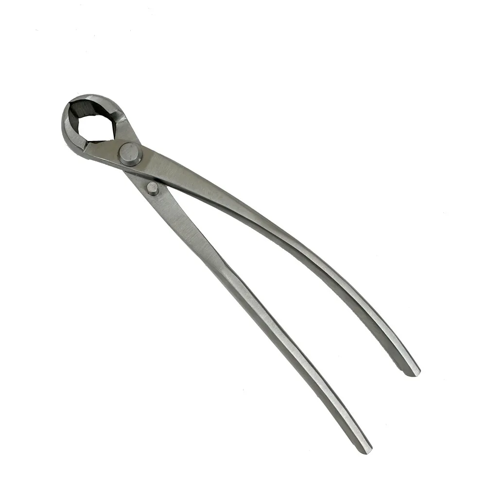 210mm-8 inch Narrow Handle Bonsai Knob Cutter Tree Branch Concave Edge Root Cutter Garden Tool Stainless Steel Ball Joint Pliers