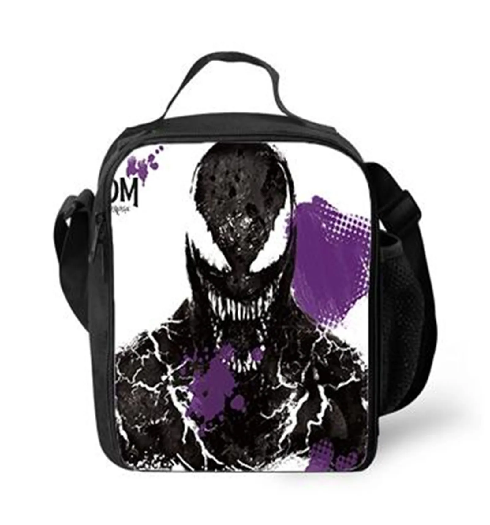 Elementary Kids Leak Proof Cooler Bag,Venom Insulated Lunch Box Durable Lunch Tote for Travel Camping