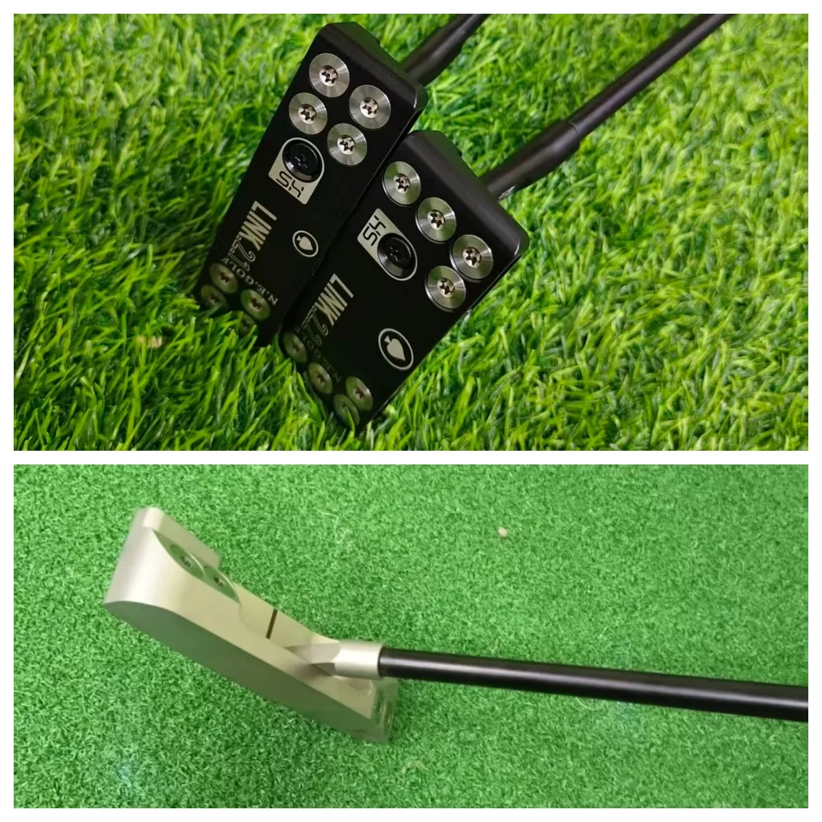 Putter de golf 2026L-I-N-K.1 / 2.1 / 2.2 Zero Torque para diestros / Putter con retorno automático del face del taco, con funda protectora, 2.2