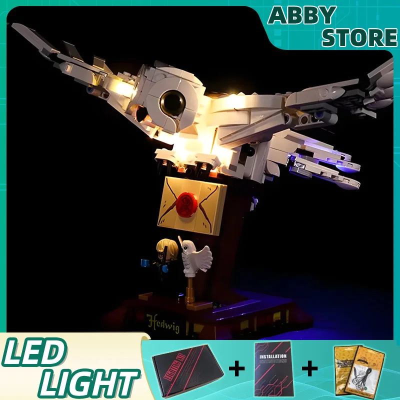 مجموعة إضاءة LED DIY لـ LEGO 75979 Hedwing (إضاءة LED فقط، بدون نموذج كتل)