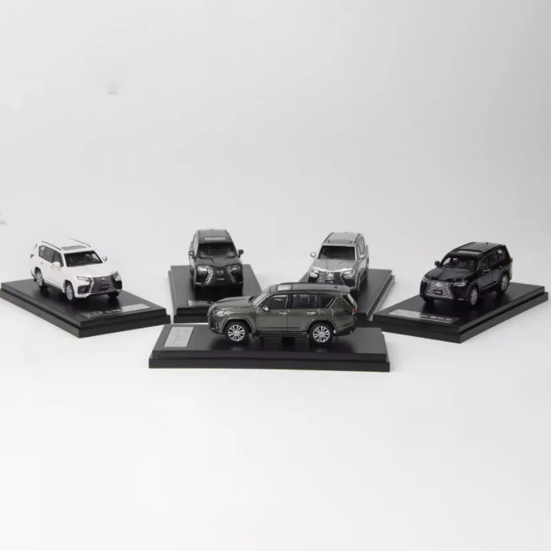 

ЖК-дисплей масштаб 1:64 LX600 внедорожник из сплава металла модель автомобиля статическая коллекция украшенные праздничные подарки игрушки классический сувенирный подарок