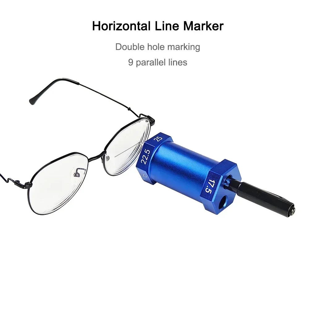 Eyeglasses Horizontal Vertical Line Measure Construction Marker Tool Multifunction Portable Optical Laboratory Acessory HL-6