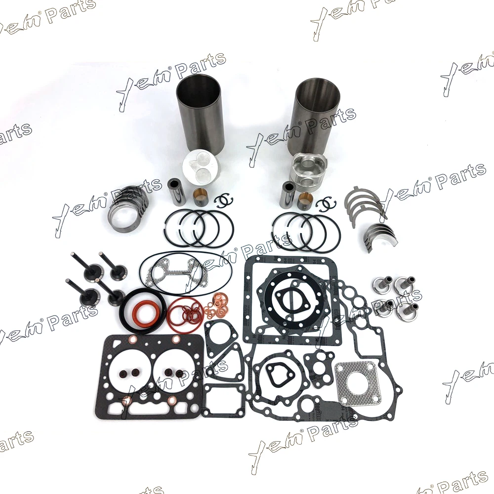 

For kubota engine parts Z482 engine repair kit piston +piston ring + bearings+ full gasket set+ engine valves