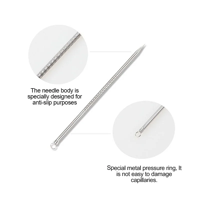 New 1/2/3pcs Blackhead Removal Tools Pimple Tool Pull Out Blackheads and Blackheads Black Head Remover Face Skin Care FCZ02