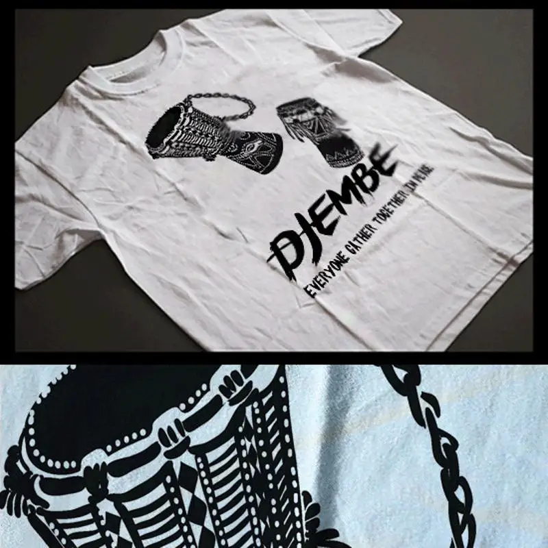 Camiseta do mês da história negra African Djembe Drums Marcus Garvey Africa Pride