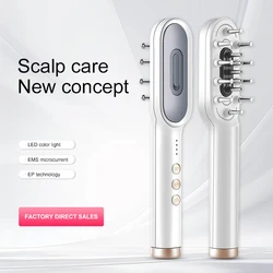 KSKIN LED Red Light Therapy Electric Massage Comb Hair Growth Applicator Anti-Hair Loss Head Massage Hair Brush Scalp Treatment