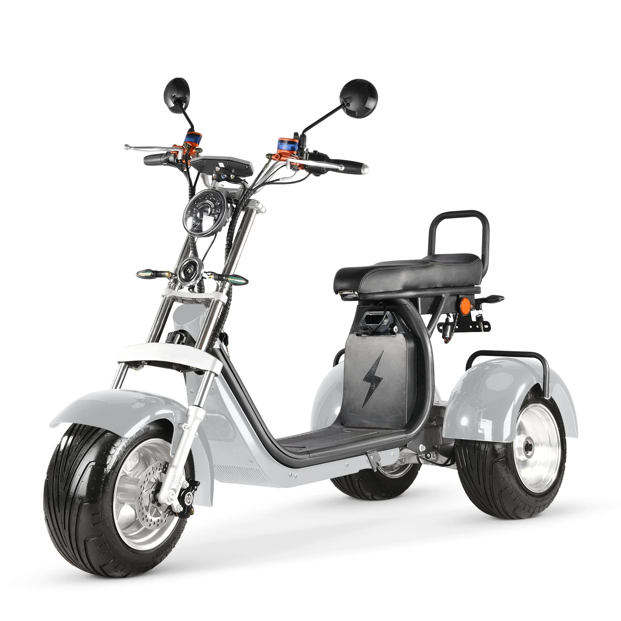 Holland warehouse Tumbler 40Ah battery city coco citycoco 4000w electric scooter trike