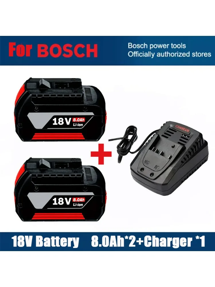 Oryginalna bateria Bosch 18V Professional GBA GBH GSR GSB BAT618 BAT609 BAT620 18V 8.0Ah do wymiany baterii w narzędziach. — 2