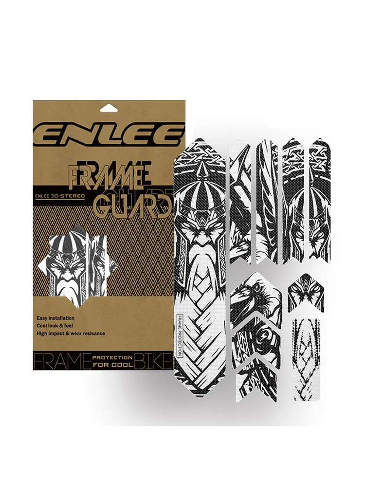 ENLEE The New Removeable Sticker Road Bicycle Paster Guard Cover 3D MTB Mountainbike Scratch-Resistant Protect Frame Protector – Detail 37