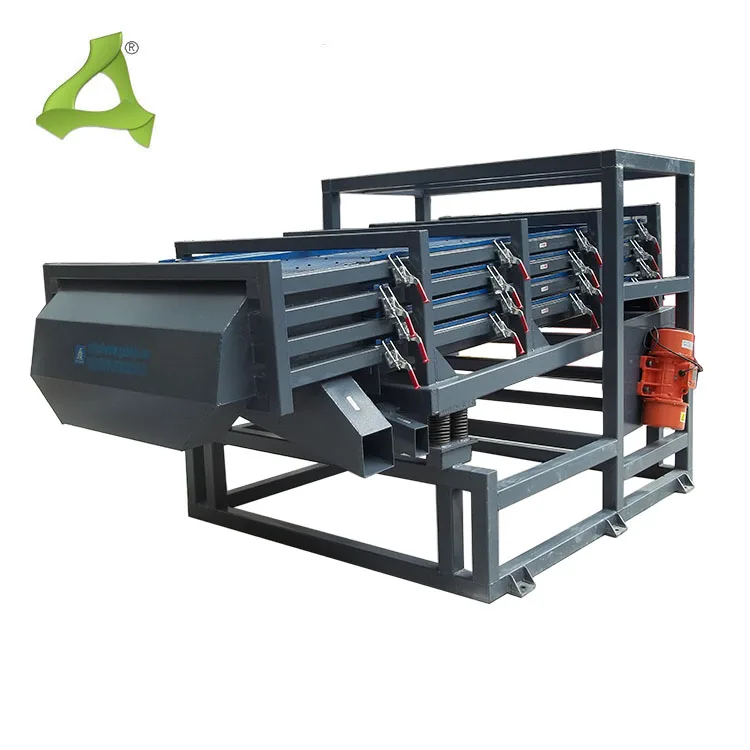 Agriculture Industry Large Scale Four Layers Grain Vibrating Sieve Linear Vibrating Screen For Fertilizer