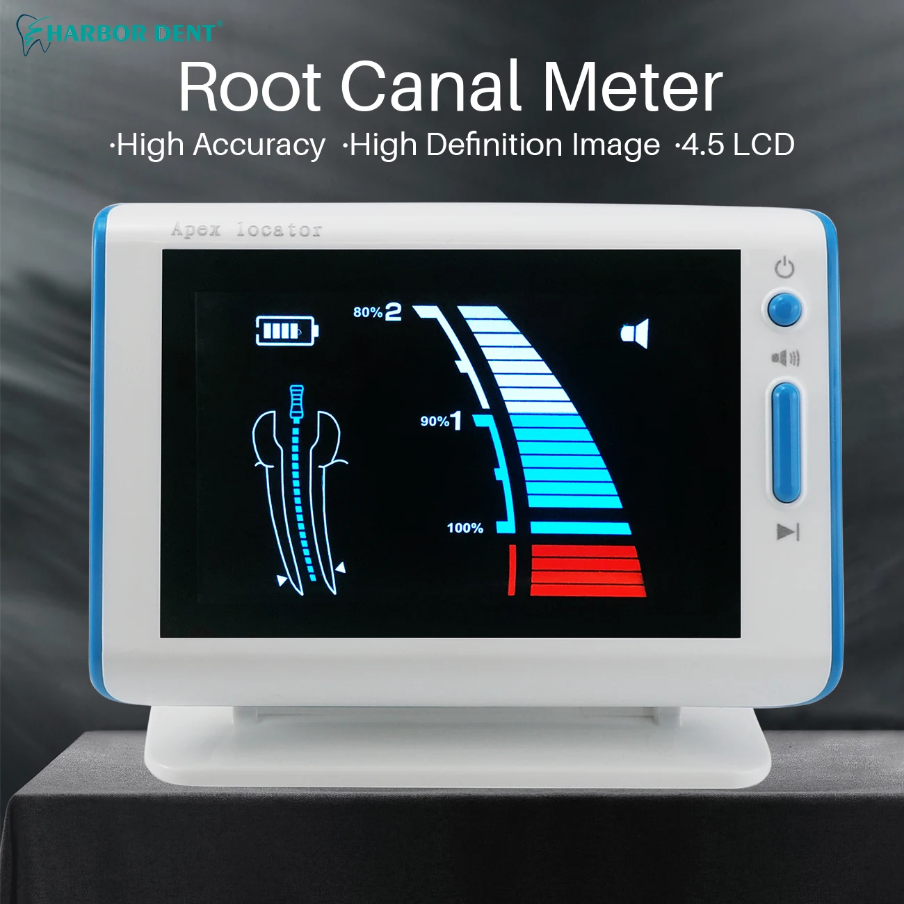 

Dental Apex Locator Root 4.5LCD Large Screen Measurement Canal Finder Endodontic Apex Locator Surgical Root Canal Instruments