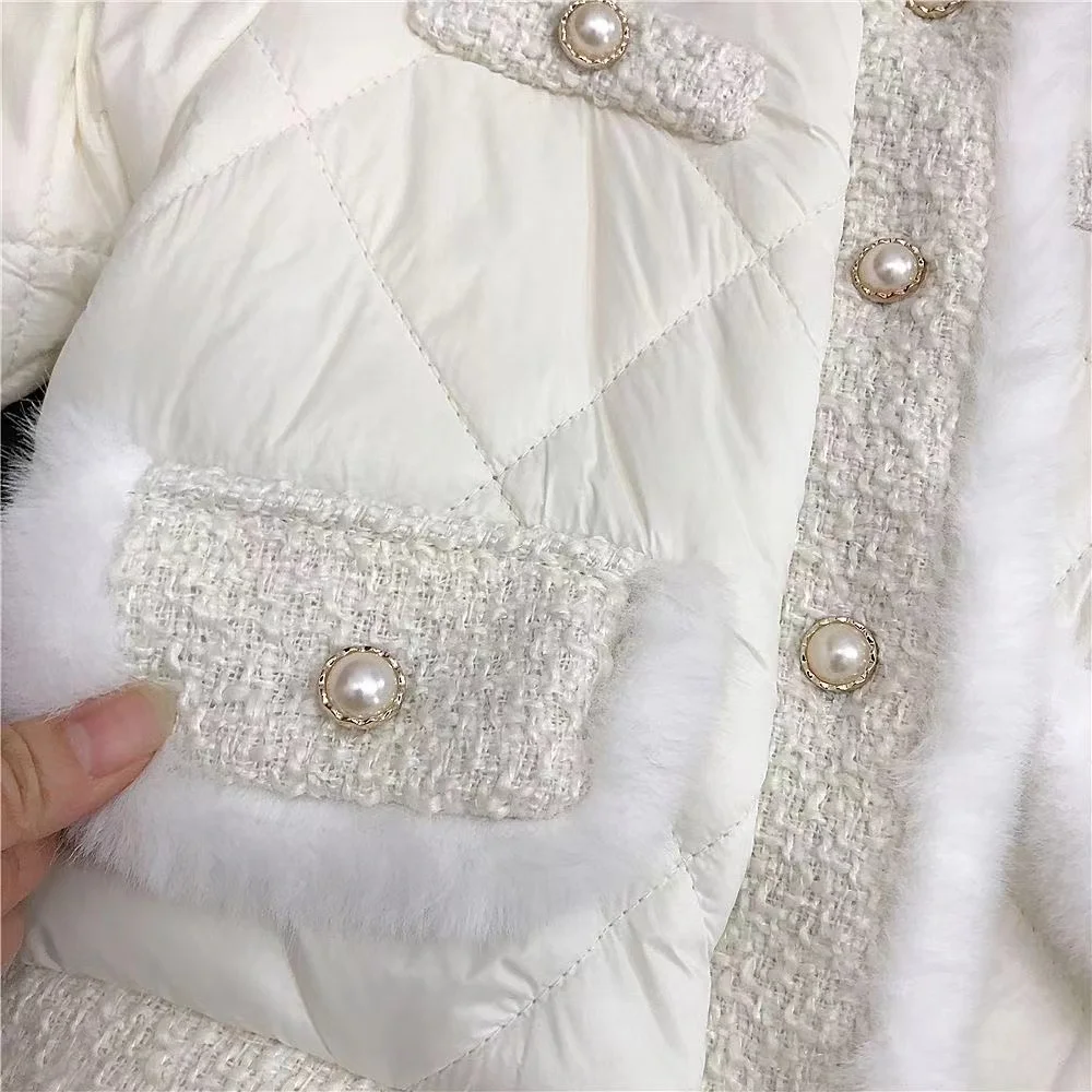 Childrens Winter Girls Jacket Thick Cotton Warm Kids Girls Jacket Toddler Girls Jacket