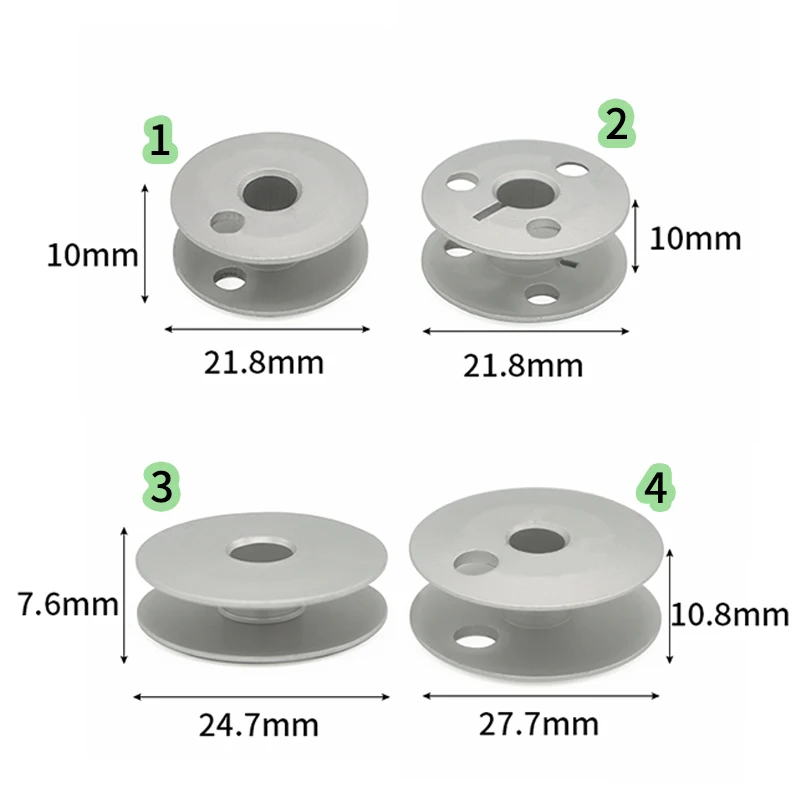 100 SZTUK Szpulka z białego tlenku glinu z trzema otworami 22 mm 25 mm 28 mm do przemysłowej maszyny do szycia z podwójną igłą 1182 1162 781 591