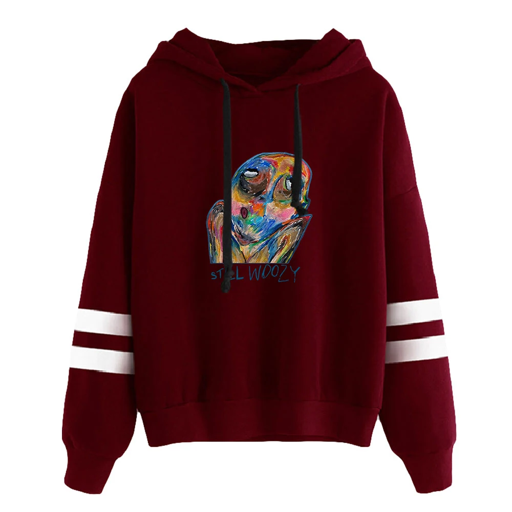 Hoodie masih Woozy uniseks Sweatshirt lengan tanpa saku Pullover Wanita Pria Pullover Amerika Rapper 90s baju Fashion muda