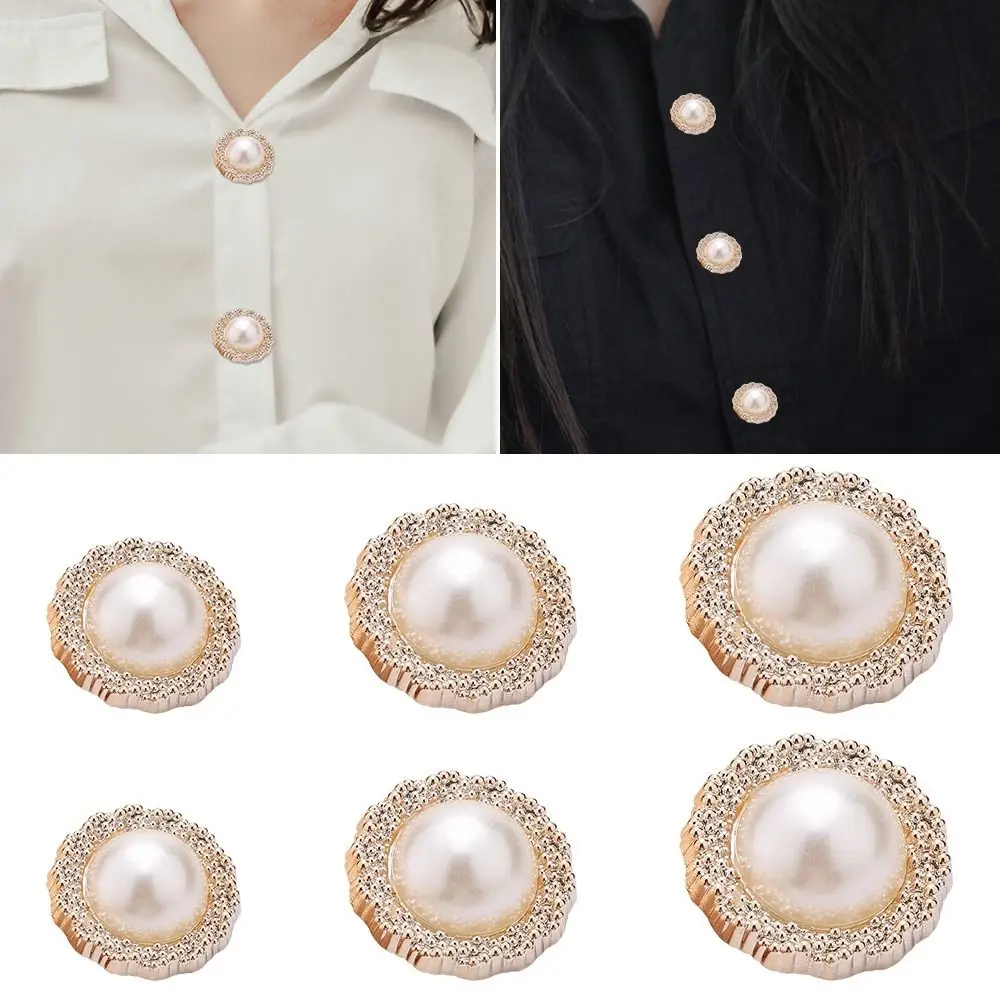 20Pcs Fashion Pearl Clothing Buttons Plastic Sewing Button Handmade Sewing Accessories DIY Decorative