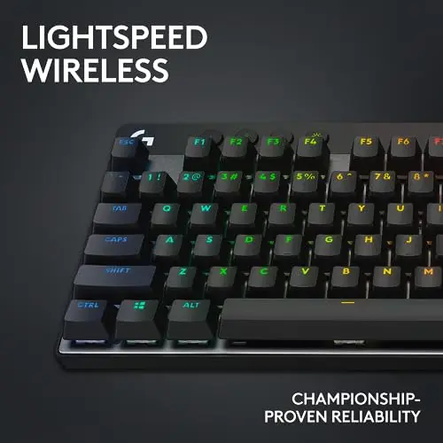 Logitech G PRO X TKL LIGHTSPEED Wireless Gaming Keyboard, Ultra-Portable Tenkeyless Design, LIGHTSYNC RGB, PBT keycaps