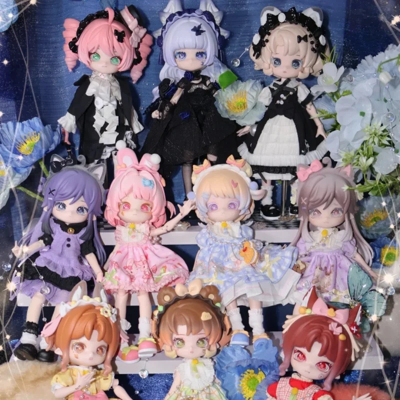 

In Spot Come4free Sweet Forest Bjd Мобильная кукла Слепая коробка Коллекционная милая игрушка ручной работы для девочек для детей в подарок с 12 точками