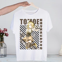 Madoka Magica Puella Magi T Shirt Men Retro Washed Tops Tees Harajuku Tshirt Streetwear Hip Hop Male T-shirts