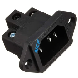 Furutech FI-06 NCF(R) Power Plug Frozen Copper Rhodium Plated IEC Tailstock Connector AC Power Outlet