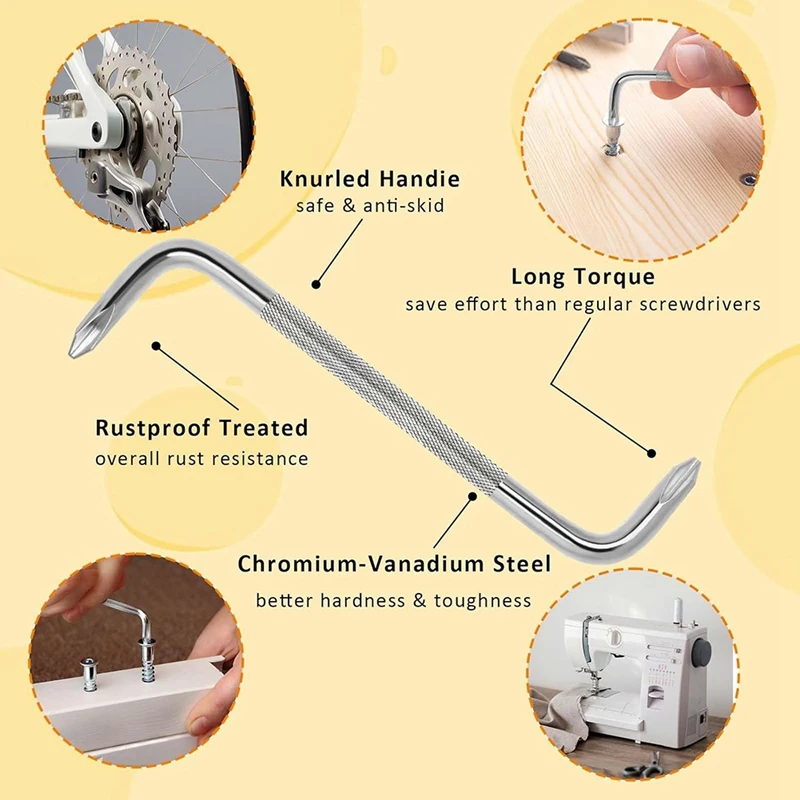 오프셋 스크루 드라이버 세트, 직각 스크루 드라이버, 슬롯 스크루 드라이버, Z 타입 스크루 드라이버, 7 개