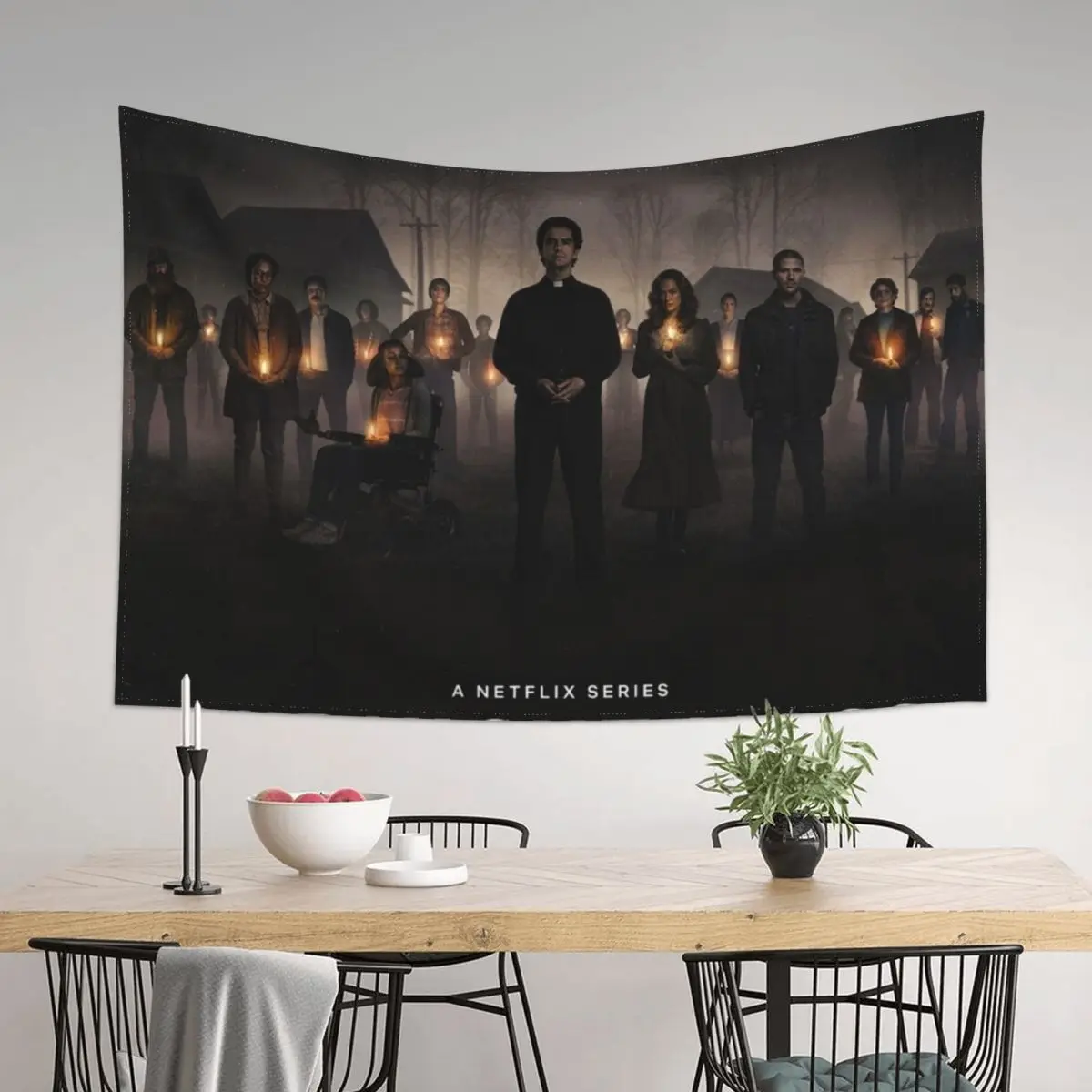 

Mass Midnight Mass Midnight Mass Midnight afraid Tapestry Home And Comfort Decor Things To Decorate The Room Wall Art Tapestry