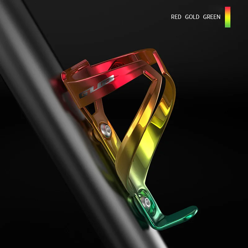 다채로운 플라스틱 물병 거치대, 산악 자전거 물병 브래킷, 3 색 그라데이션, 야외 사이클링 액세서리, 1 개, 2 개