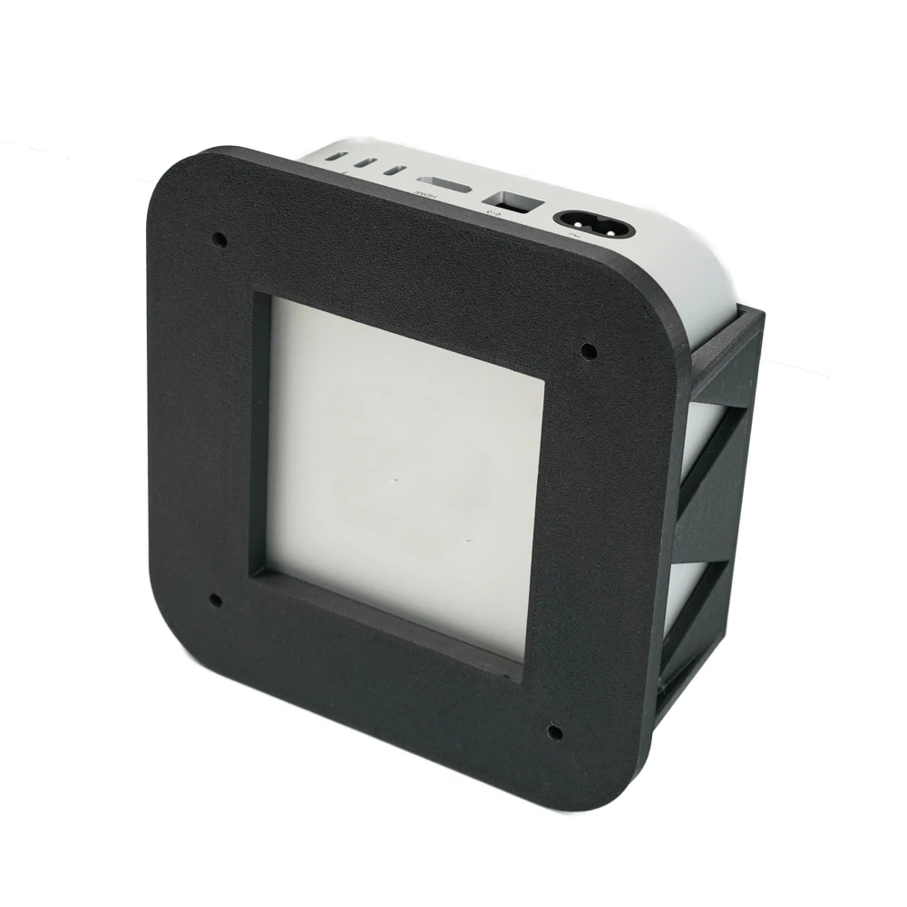 

for Mac Mini M4/M4 Pro 2024 Connection Bracket with Screws DIY for Vesa Display Bracket Standard 100x100mm Hole Display