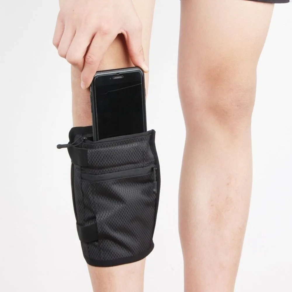 Ceinture de jambe coordonnante étanche pour la sécurité, sac de protection invisible pour passeport, d'identité, course à pied, sport, stockage de téléphone, poudres, voyage