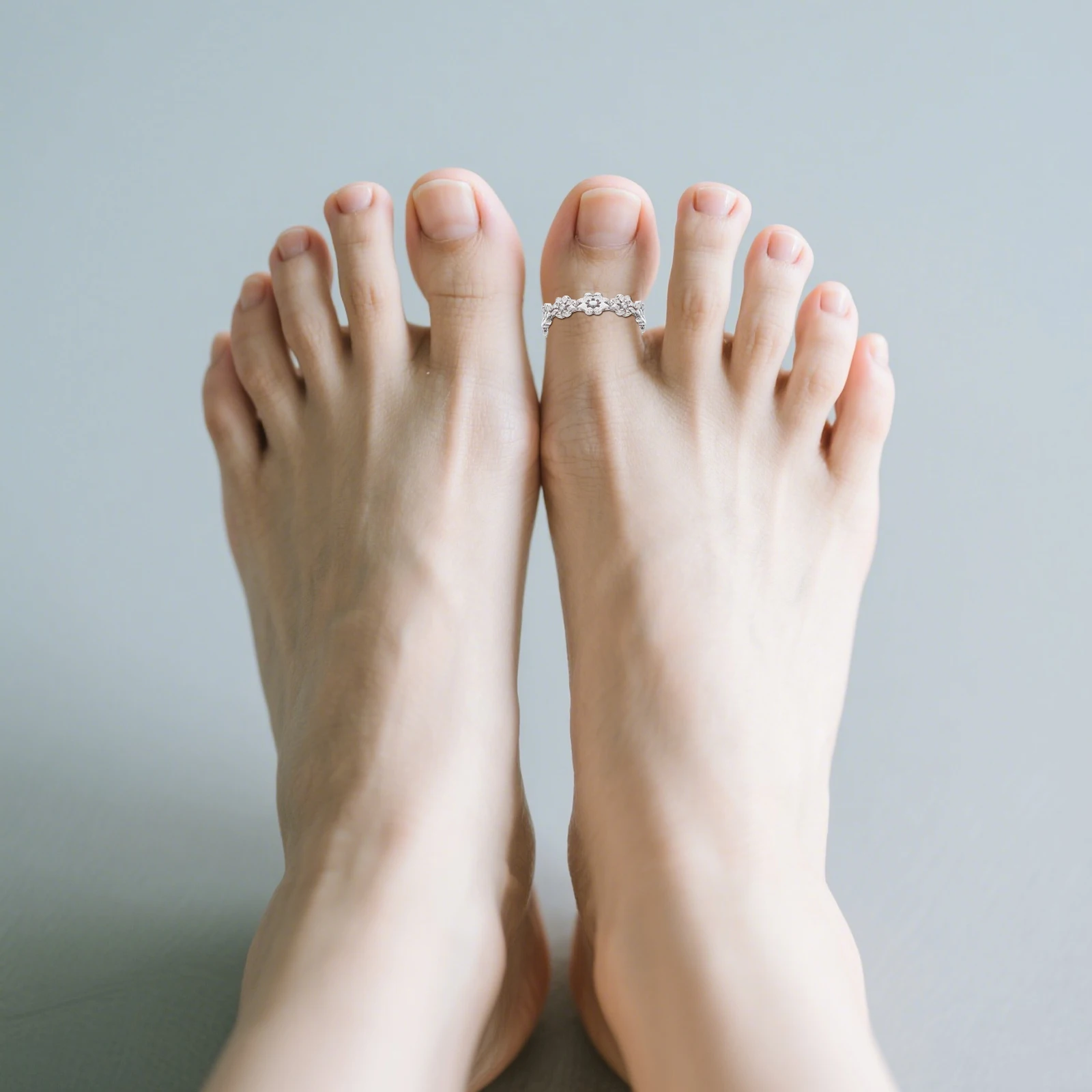 Set di 12 anelli per dita dei piedi regolabili da donna, gioielli per piedi alla moda vintage, accessori alla moda intagliati retrò, regalo perfetto