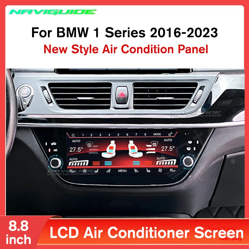 Air Conditioning Panel Panel For BMW 1 Series 2016 - 2023 LCD Touch Screen AC Board Car multimedia Auto player Accessories Parts