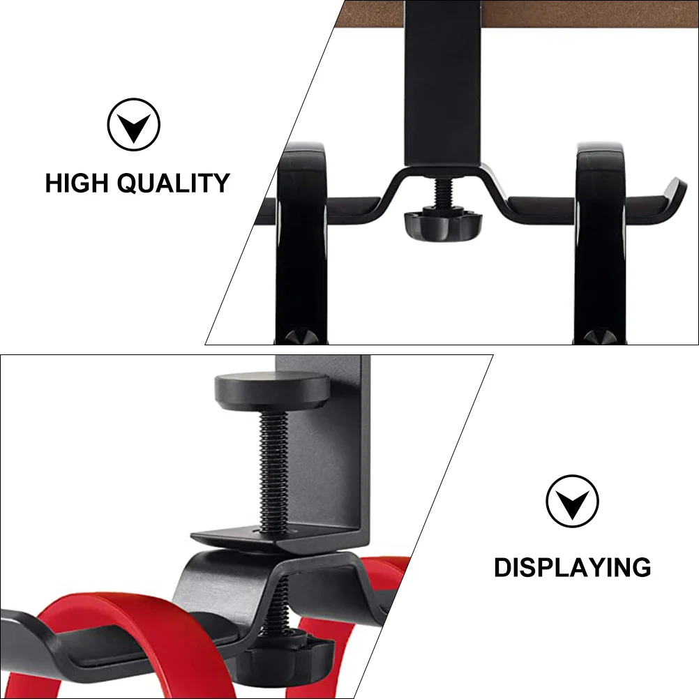 

Adjustable Headset Holder Headphone Storage Mount Hanger For Earphones Stand Organizer Metal Headphone